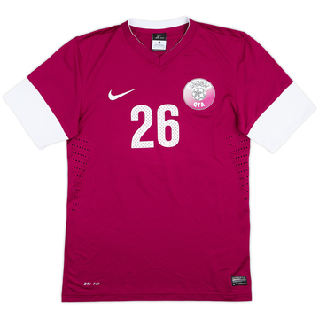 2012-13 Qatar Match Issue Home Shirt #26