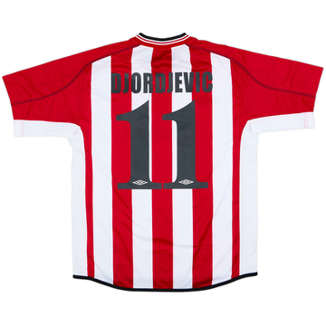 2002-03 Olympiakos Home Shirt Djordjevic #11 - 8/10 - (S)
