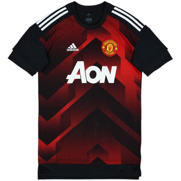 2017-18 Manchester United adidas Training Shirt - 9/10 - (S)
