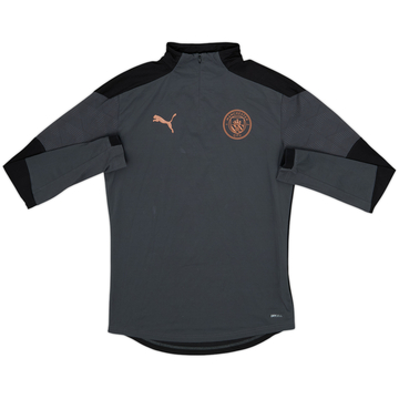 2019-20 Manchester City Puma 1/4 Zip Drill Top - 7/10 - (S)