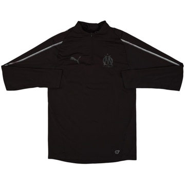 2018-19 Olympique Marseille Puma 1/4 Zip Training Top - 8/10 - (S)