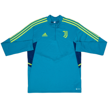 2022-23 Juventus adidas 1/4 Zip Drill Top - 10/10 - (L)