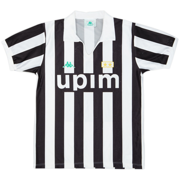 1991-92 Juventus Basic Home Shirt - 8/10 - (L)
