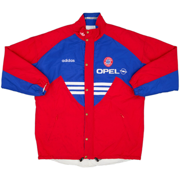 1995-97 Bayern Munich Player Issue adidas Padded Bench Coat - 8/10 - (XL)