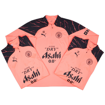 2023-24 Manchester City Player Issue 1/4 Zip Training Top # - As New - (XL)