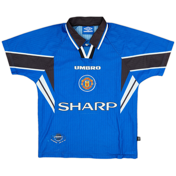 1996-98 Manchester United Third Shirt - 6/10 - (L.Boys)