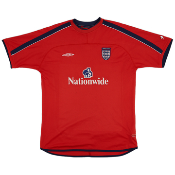 2001-02 England Umbro Training Shirt - 6/10 - (XL)