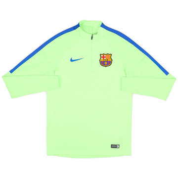 2017-18 Barcelona Nike 1/4 Zip Drill Top - 7/10 - (S)