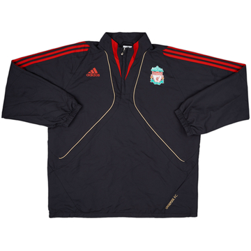 2009-10 Liverpool adidas 1/4 Zip Jacket - 8/10 - (XL)