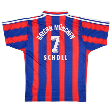 1995-97 Bayern Munich Home Shirt Scholl #7 - 5/10 - (XS/S)