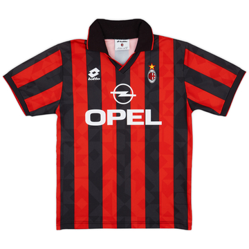 1994-95 AC Milan Home Shirt - 8/10 - (M)