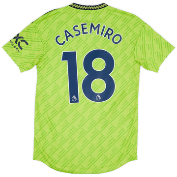 2022-23 Manchester United Authentic Third Shirt Casemiro #18 - 9/10 - (S)