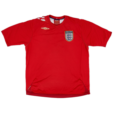 2006-08 England Away Shirt - 3/10 - (XL)