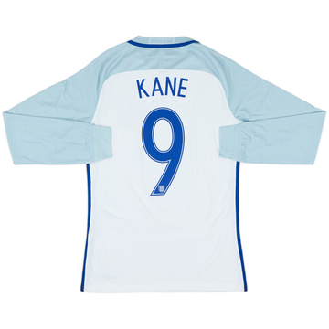 2016-17 England Authentic Home L/S Shirt Kane #9 - 10/10 - (M)