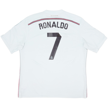 2014-15 Real Madrid Home Shirt Ronaldo #7 - 4/10 - (XXL)