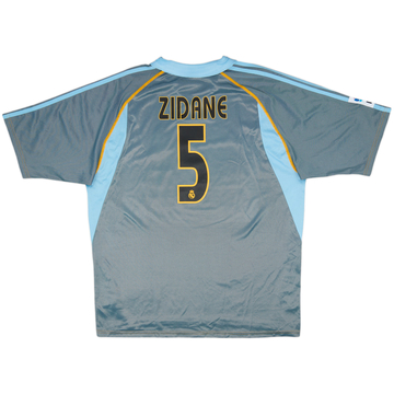2003-04 Real Madrid Third Shirt Zidane #5 - 5/10 - (XL)