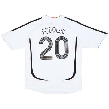 2005-07 Germany Home Shirt Podolski #20 - 5/10 - (L.Boys)