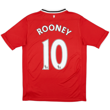 2011-12 Manchester United Home Shirt Rooney #10 - 8/10 - (XL.Boys)