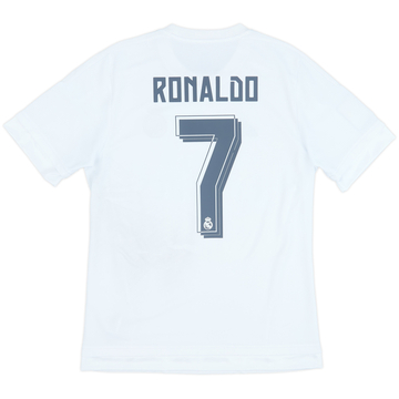 2015-16 Real Madrid Home Shirt Ronaldo #7 - 6/10 - (M)