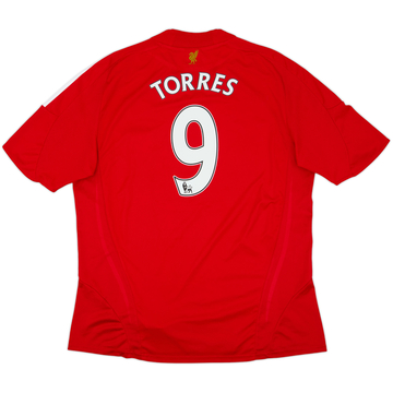 2008-10 Liverpool Home Shirt Torres #9 - 7/10 - (XL)