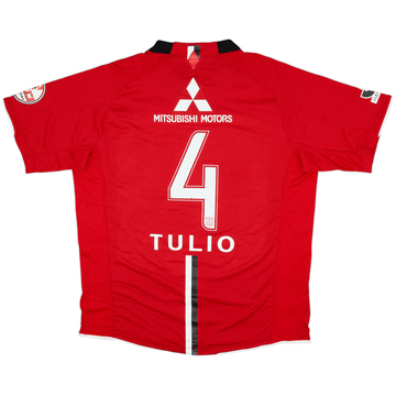 Camiseta de local del Urawa Red Diamonds 2008 Tulio #4 - 7/10 - (XL)