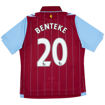 2014-15 Aston Villa Home Shirt Benteke #20 - 10/10 - (XL.Boys)