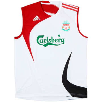 2007-08 Liverpool adidas Training Vest - 8/10 - (L)