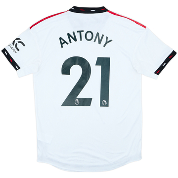 2022-23 Manchester United Authentic Away Shirt Antony #21 - 8/10 - (S)