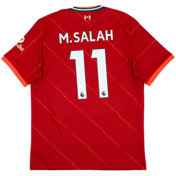 2021-22 Liverpool Home Shirt M.Salah #11 - 7/10 - (L)