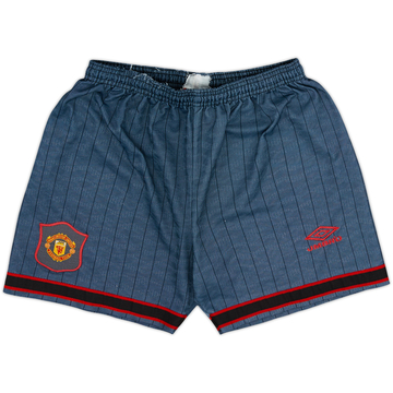 1995-96 Manchester United Shorts de visitante - 5/10 - (S)