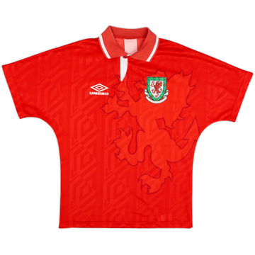 1992-94 Wales Home Shirt - 8/10 - (Y)