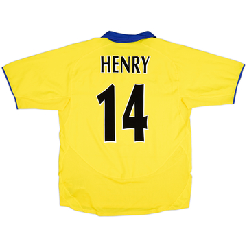 2003-05 Arsenal Away Shirt Henry #14 - 8/10 - (L)