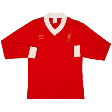 1976-79 Liverpool Home L/S Shirt - 6/10 - (M)