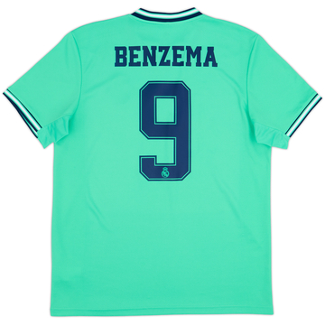 Camiseta de la tercera equipación del Real Madrid 2019-20 Benzema #9 - 6/10 - (L)