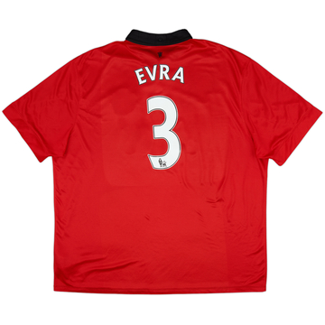 Camiseta de local del Manchester United 2013-14 Evra #3 - 8/10 - (3XL)