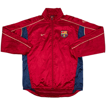 2001-02 Barcelona Nike Hooded Rain Jacket - 10/10 - (L)