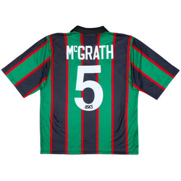 1993-95 Aston Villa Away Shirt McGrath #5 - 7/10 - (L)
