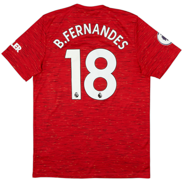 2020-21 Manchester United Home Shirt B.Fernandes #18 - 6/10 - (L)