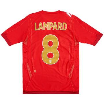 2006-08 England Away Shirt Lampard #8 - 6/10 - (S)