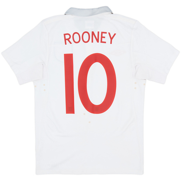2009-10 England Home Shirt Rooney #10 - 6/10 - (XS)