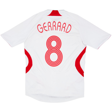2007-08 Camiseta Visitante de Liverpool Gerrard #8 - 6/10 - (S)
