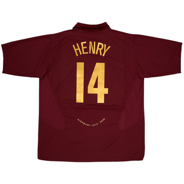 2005-06 Arsenal Home Shirt Henry #14 - 8/10 - (3XL)