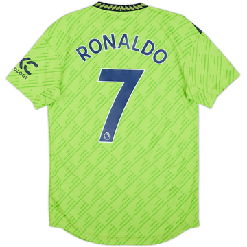 Camiseta auténtica de la tercera equipación del Manchester United 2022-23 Ronaldo #7 (S)