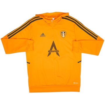 Chaqueta de chándal con capucha adidas del Leeds United 2022-23 - 8/10 - (L)