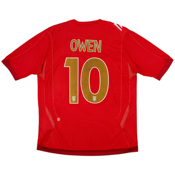 2006-08 England Away Shirt Owen #10 - 7/10 - (L)