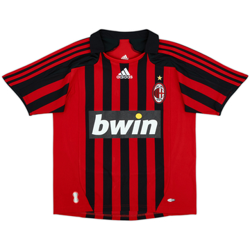 2007-08 AC Milan Home Shirt - 7/10 - (L.Boys)