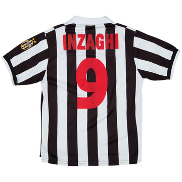 1998-99 Juventus Home Shirt Inzaghi #9 - 4/10 - (S)
