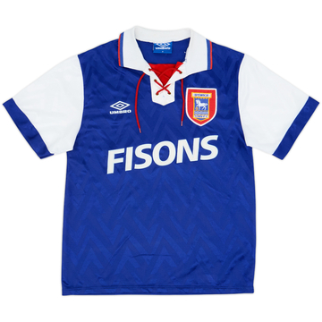 1992-94 Ipswich Home Shirt - 9/10 - (M)