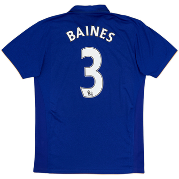 2011-12 Everton Home Shirt Baines #3 - 9/10 - (M)
