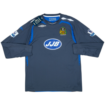 Camiseta de la tercera equipación de manga larga del Wigan Athletic 2007-08 Heskey #9 (L)